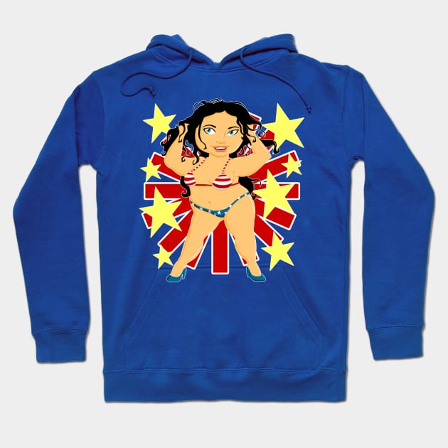 Stars and Stripes Hoodie by scoffin